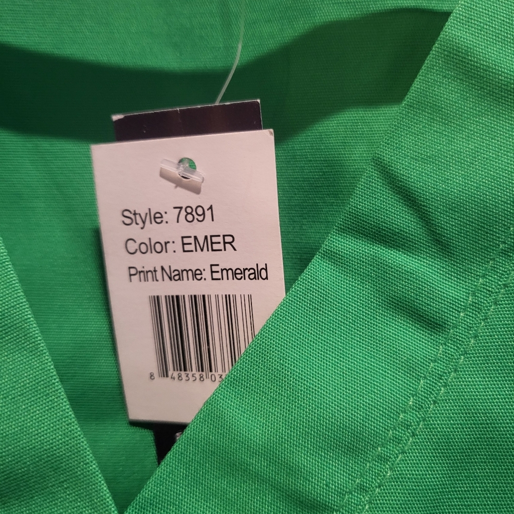 MG Medgear Scrub Set Women's size SM small, emerald green 💚 NWT - Picture 10 of 10